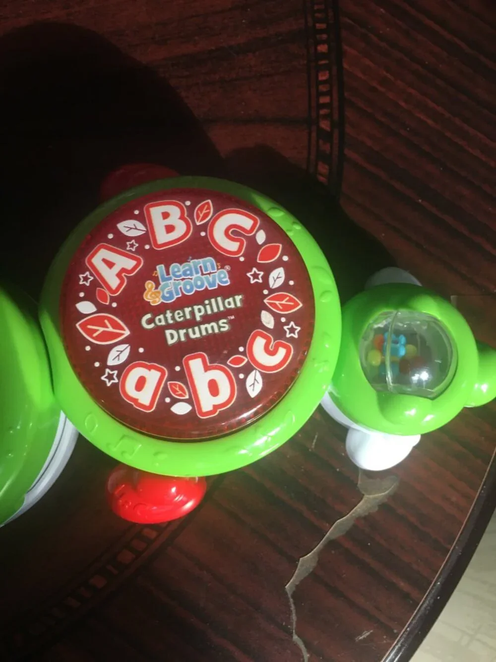 Leap Frog Learn & Groove Caterpillar Drums Flexible Music Sounds Interactive EUC